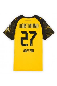 Borussia Dortmund Karim Adeyemi #27 Voetbaltruitje Thuis tenue Dames 2025-26 Korte Mouw